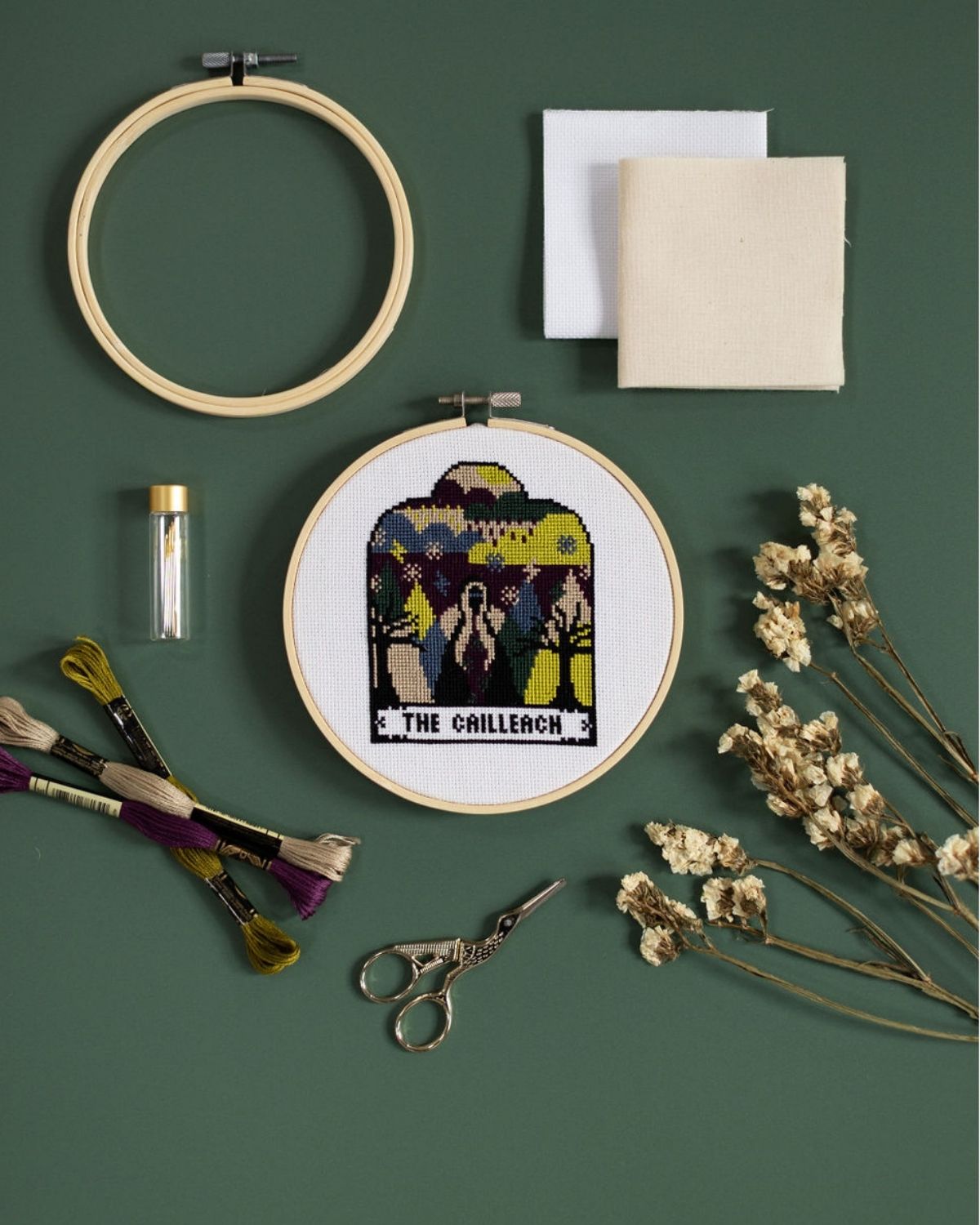 'The Cailleach' Folklore Cross Stitch Kit