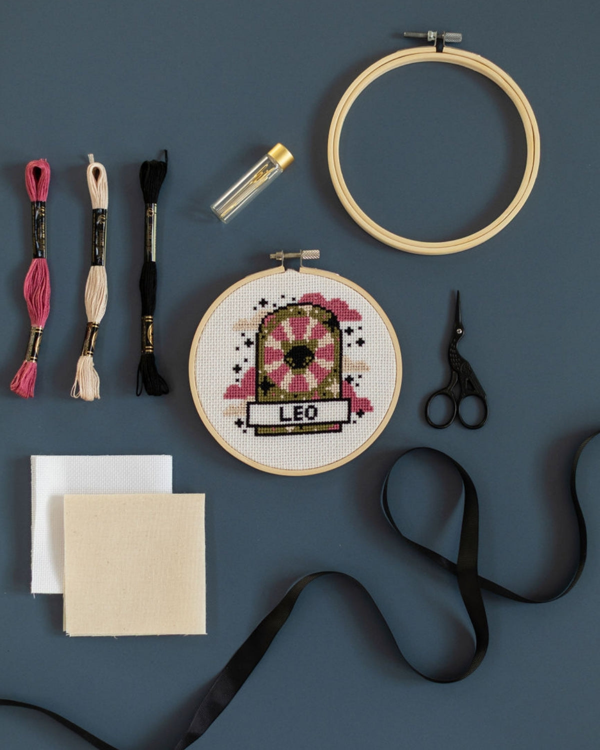 'Leo' Zodiac Cross Stitch Kit