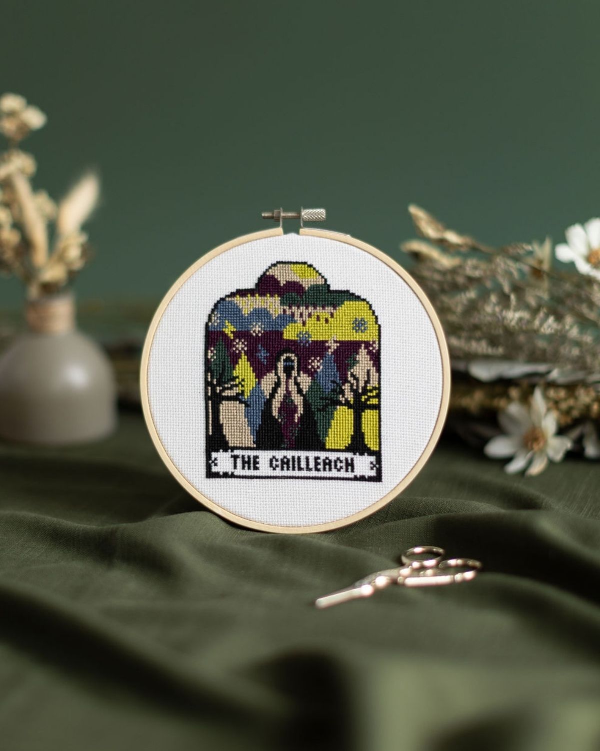 'The Cailleach' Folklore Cross Stitch Kit