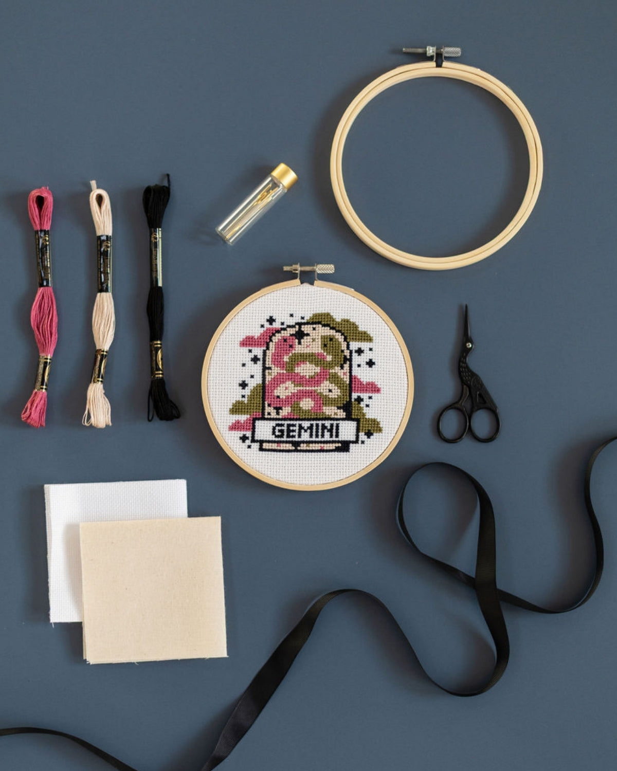 'Gemini' Zodiac Cross Stitch Kit