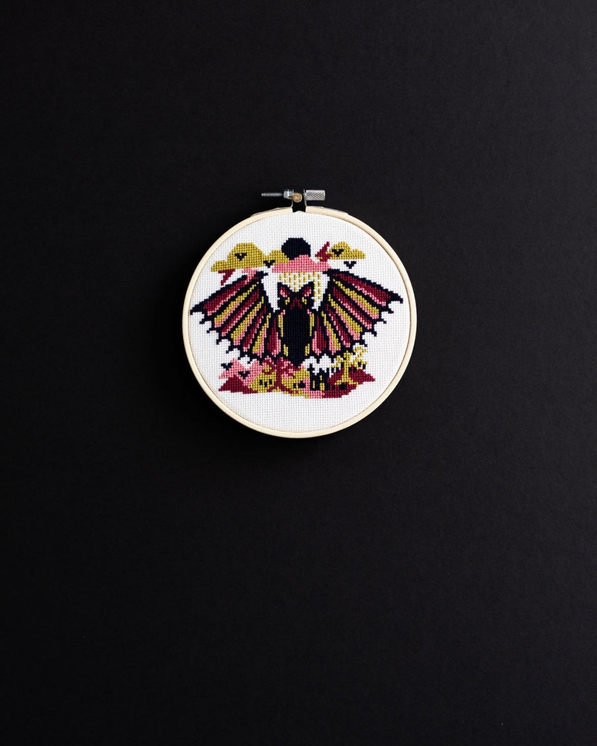 'The Gothic Bat' Cross Stitch Kit