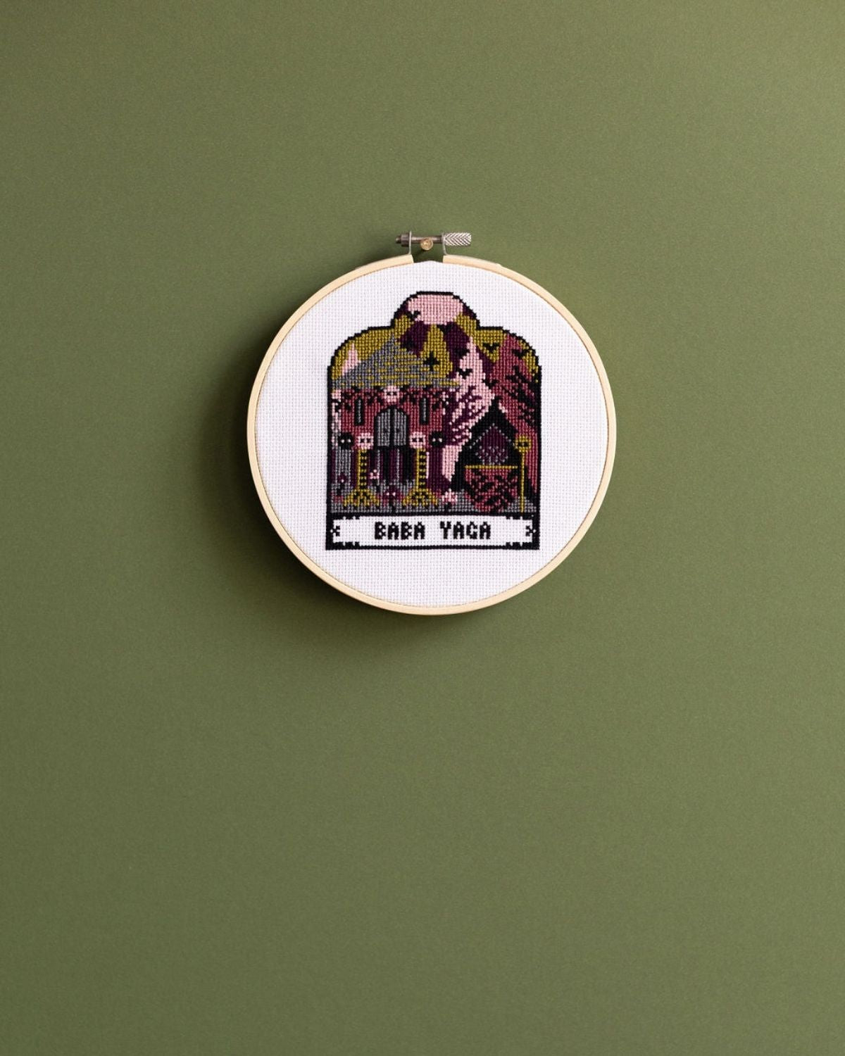 'Baba Yaga' Folklore Cross Stitch Kit