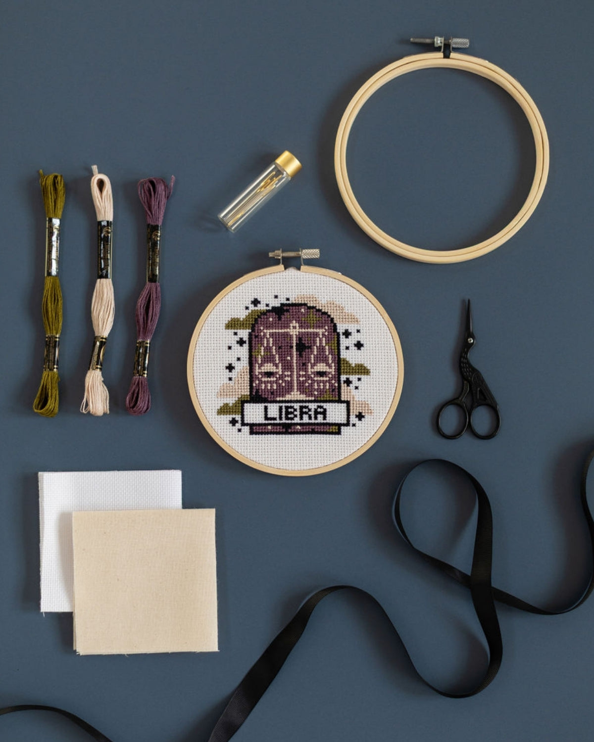 'Libra' Zodiac Cross Stitch Kit