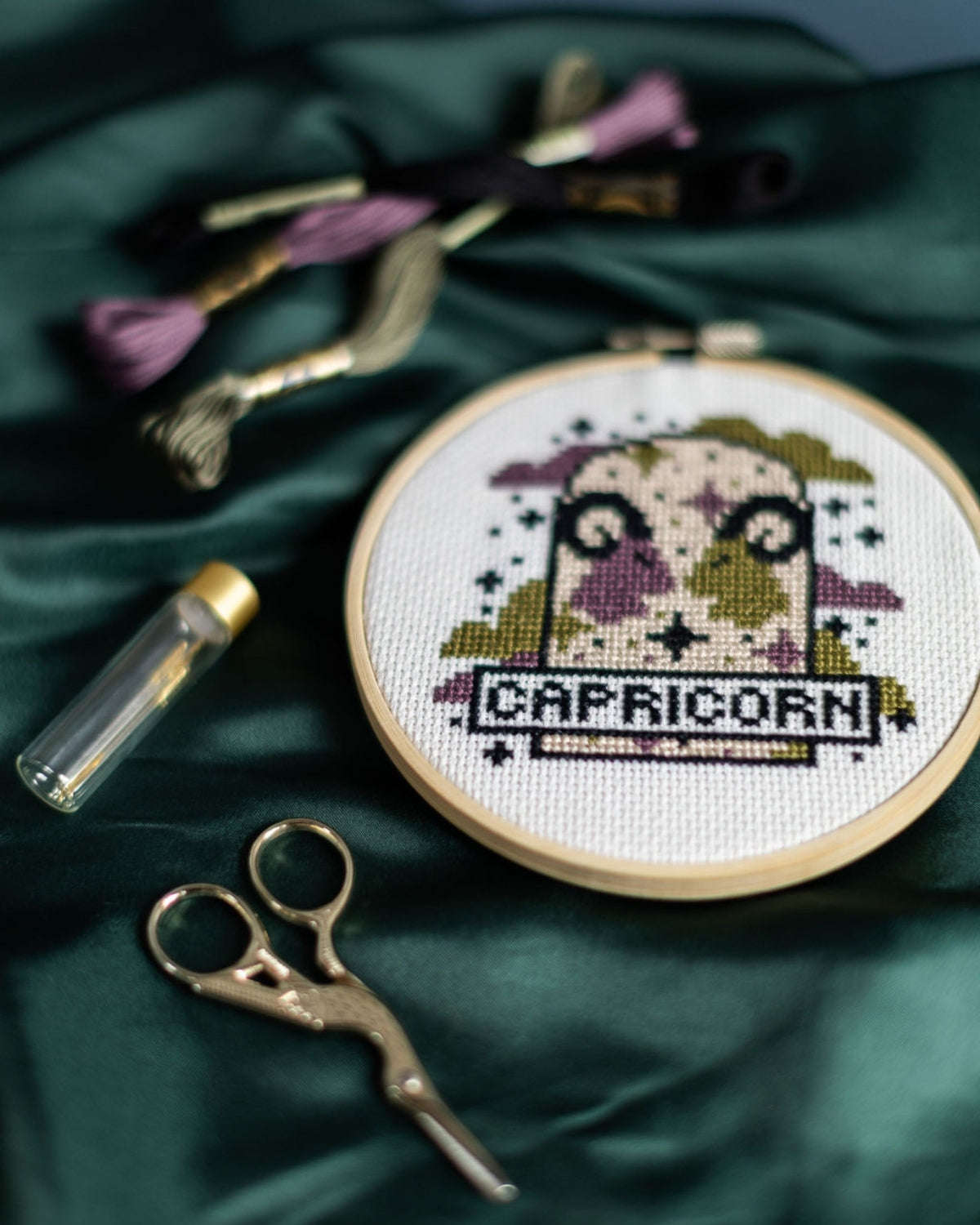 'Capricorn' Zodiac Cross Stitch Kit