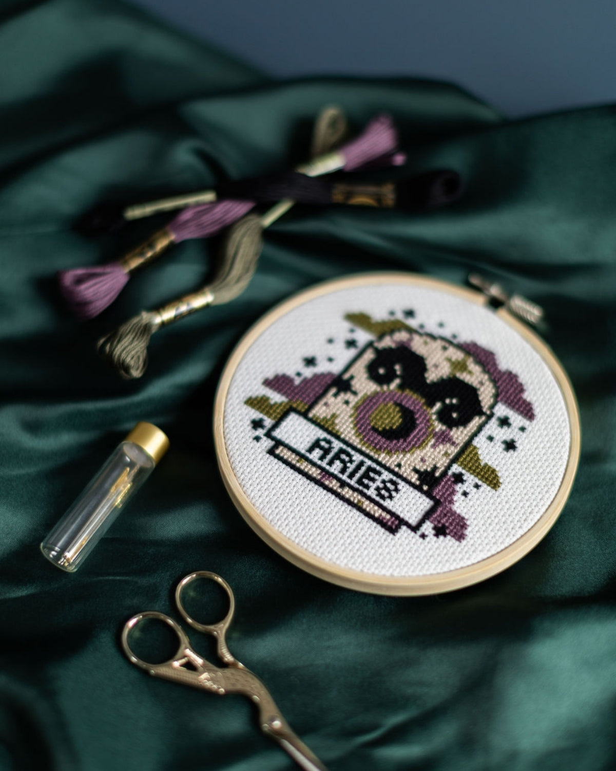 'Aries' Zodiac Cross Stitch Kit