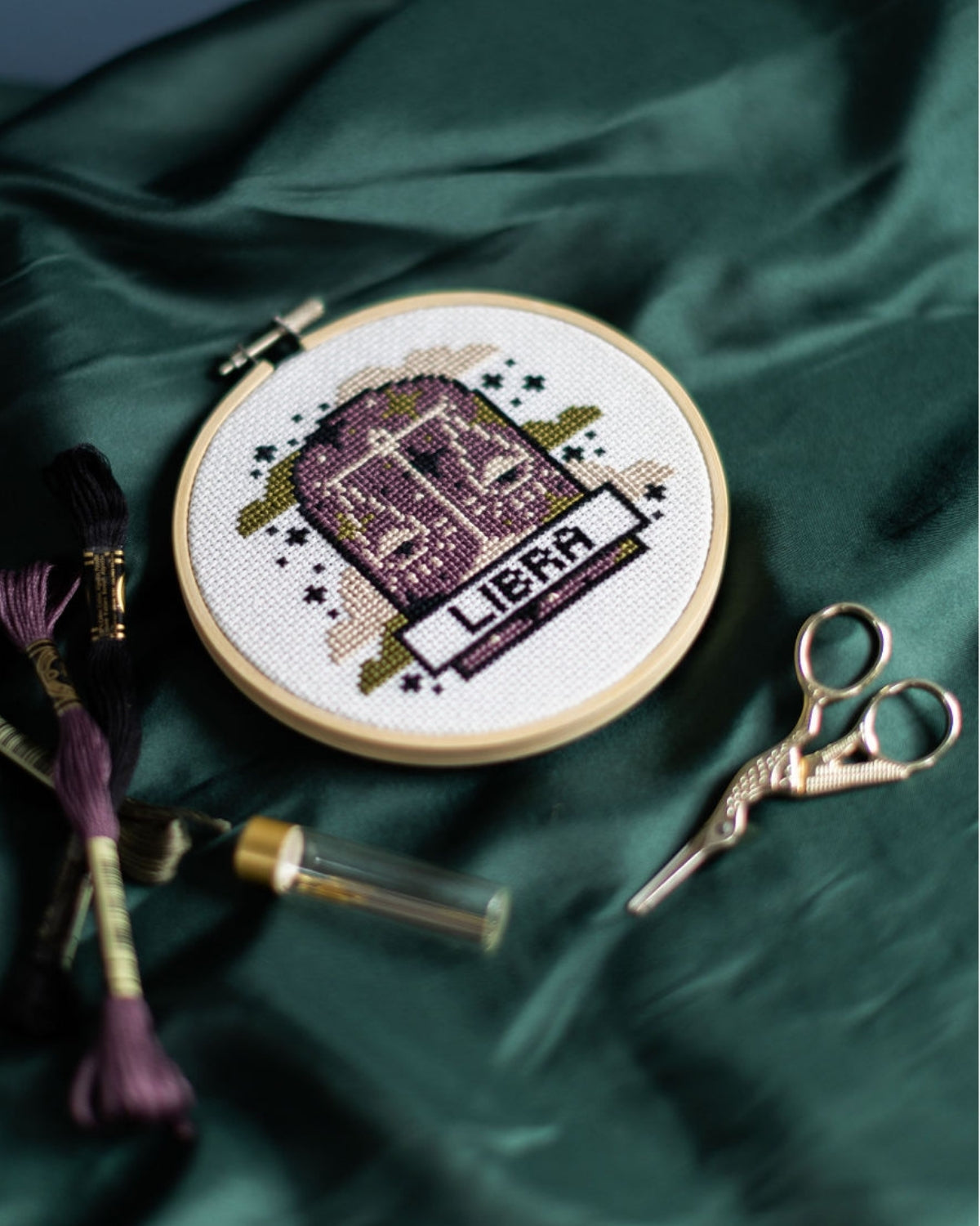 'Libra' Zodiac Cross Stitch Kit