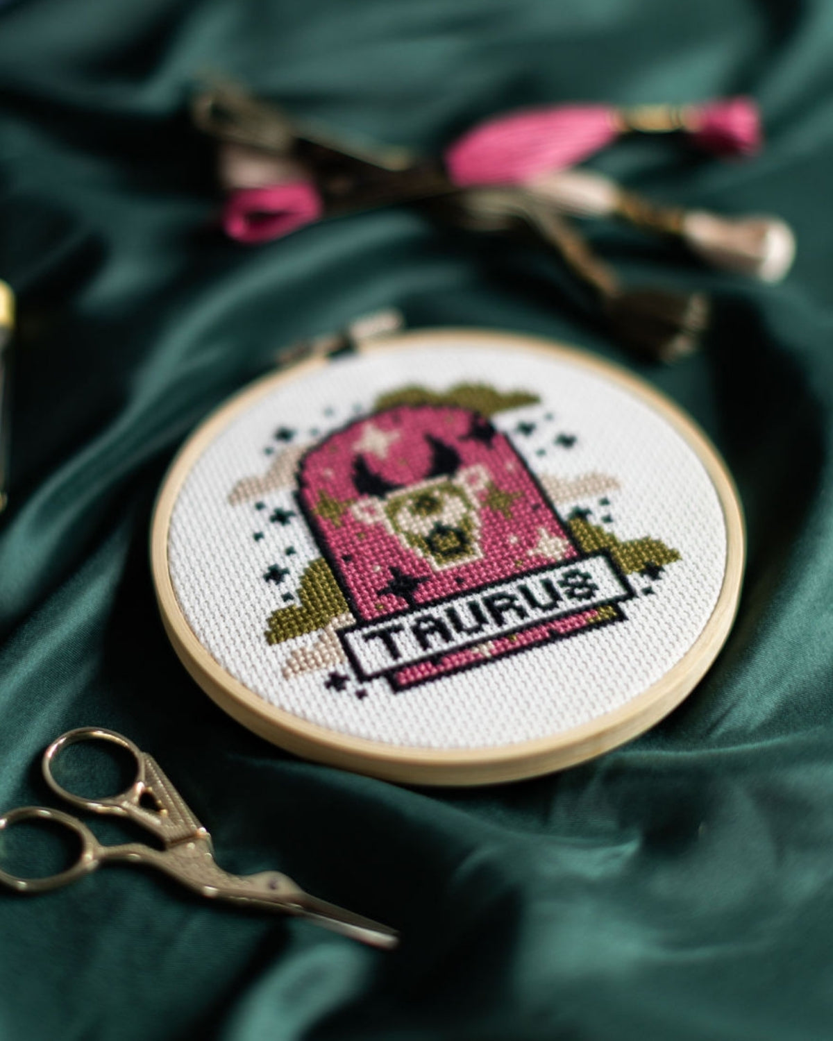 'Taurus' Zodiac Cross Stitch Kit
