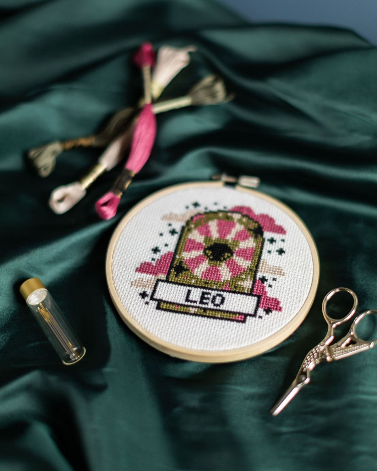 'Leo' Zodiac Cross Stitch Kit
