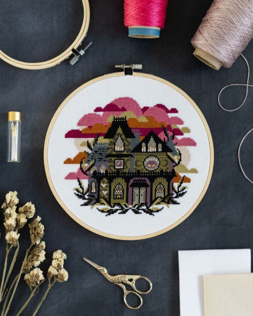 'The Mansion' Cross Stitch Kit