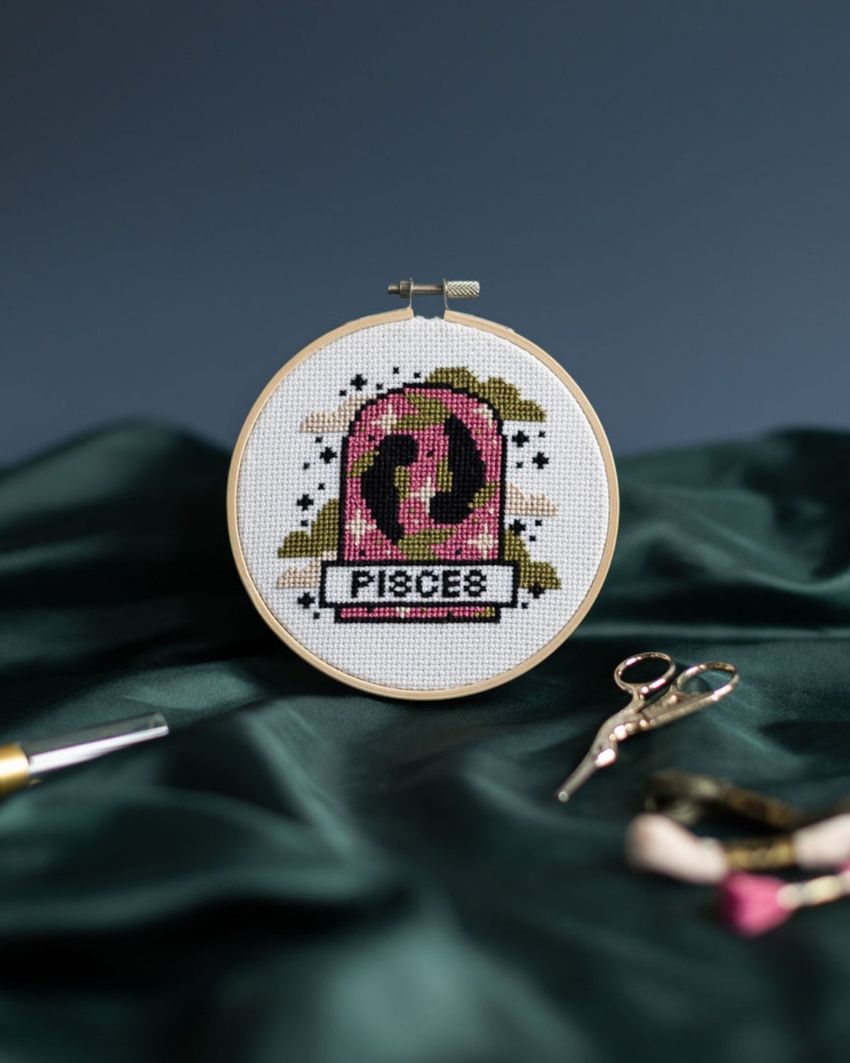 'Pisces' Zodiac Cross Stitch Kit