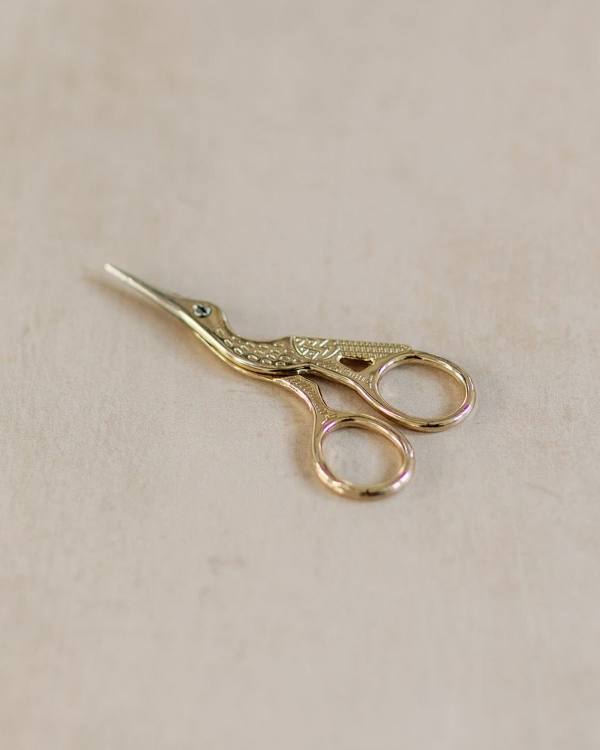 Forbicine Da Ricamo Oro Con Forma Di Cicogna, 9 Cm (3.5 Pollici), Per Cucito E Patchwork, Vintage
