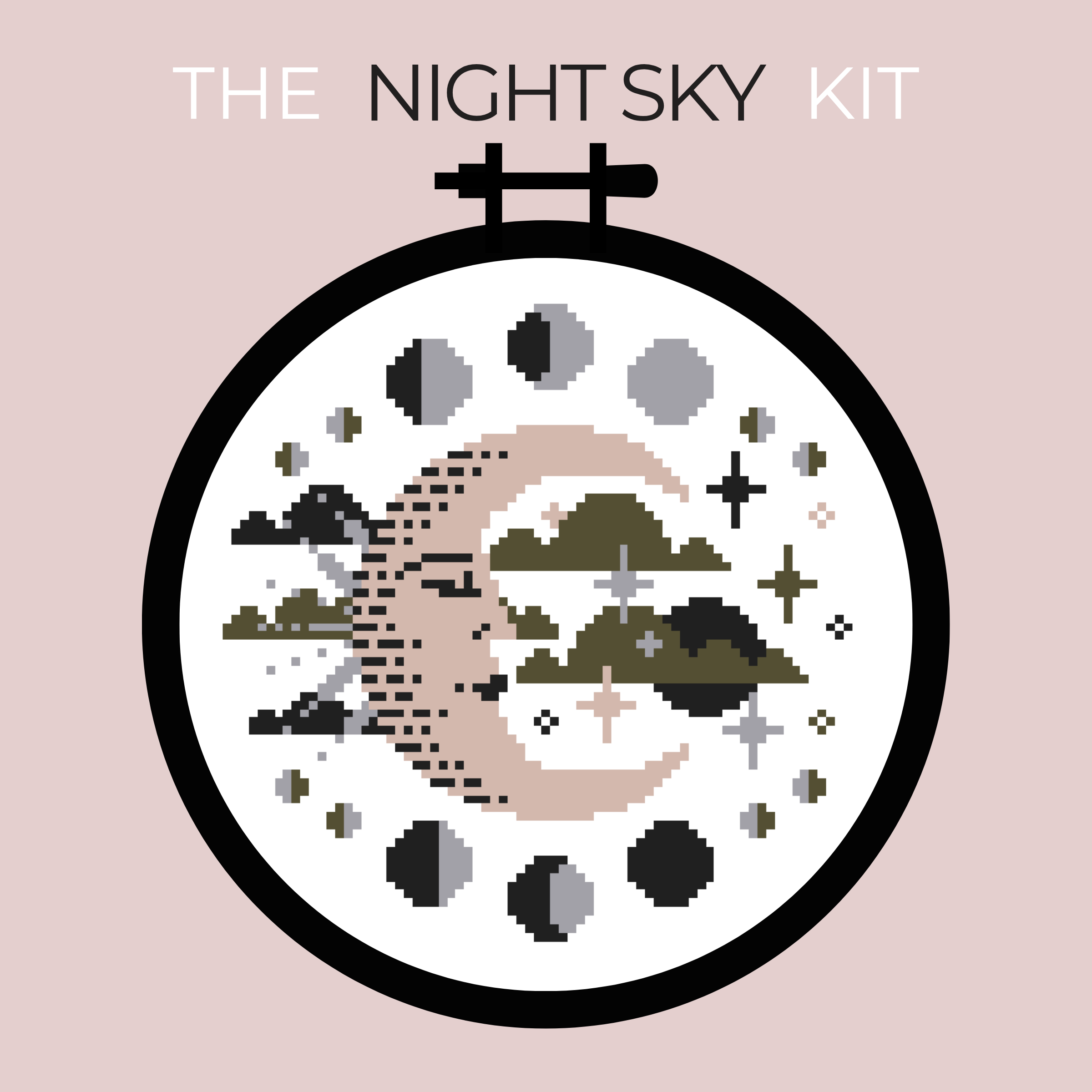 'The Night Sky' Cross Stitch Kit