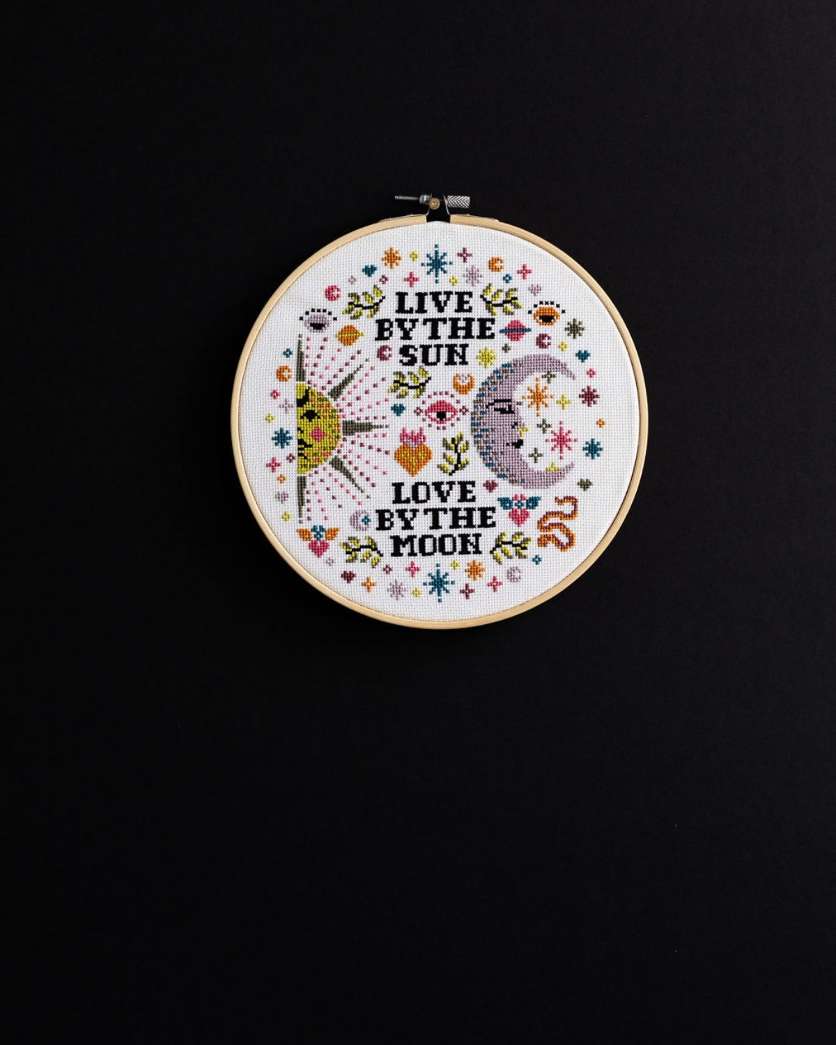 'Love By The Moon' Cross Stitch Kit