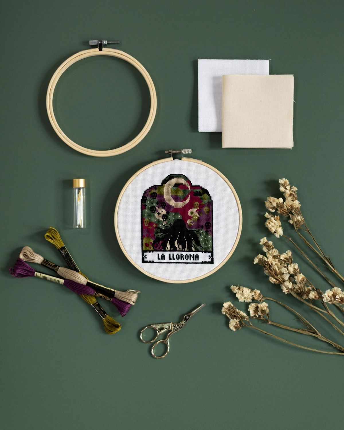 'La Llorona' Folklore Cross Stitch Kit