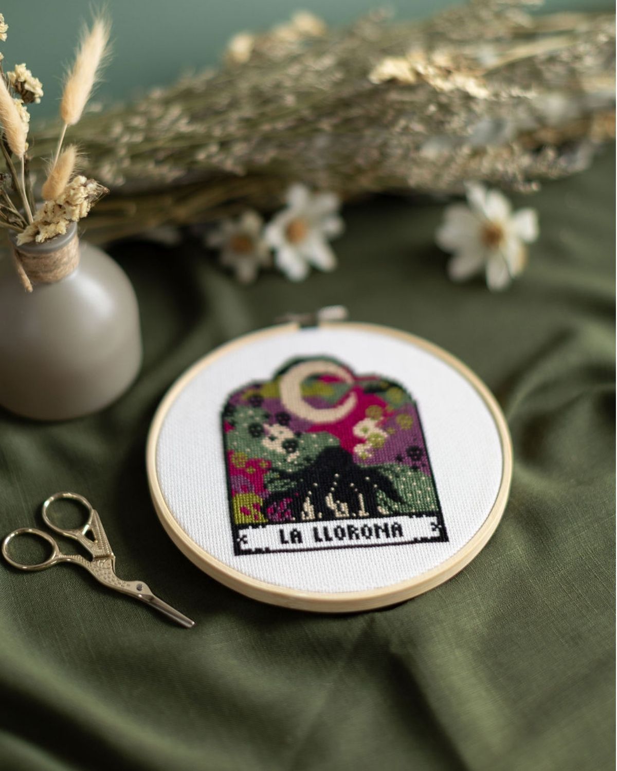 'La Llorona' Folklore Cross Stitch Kit