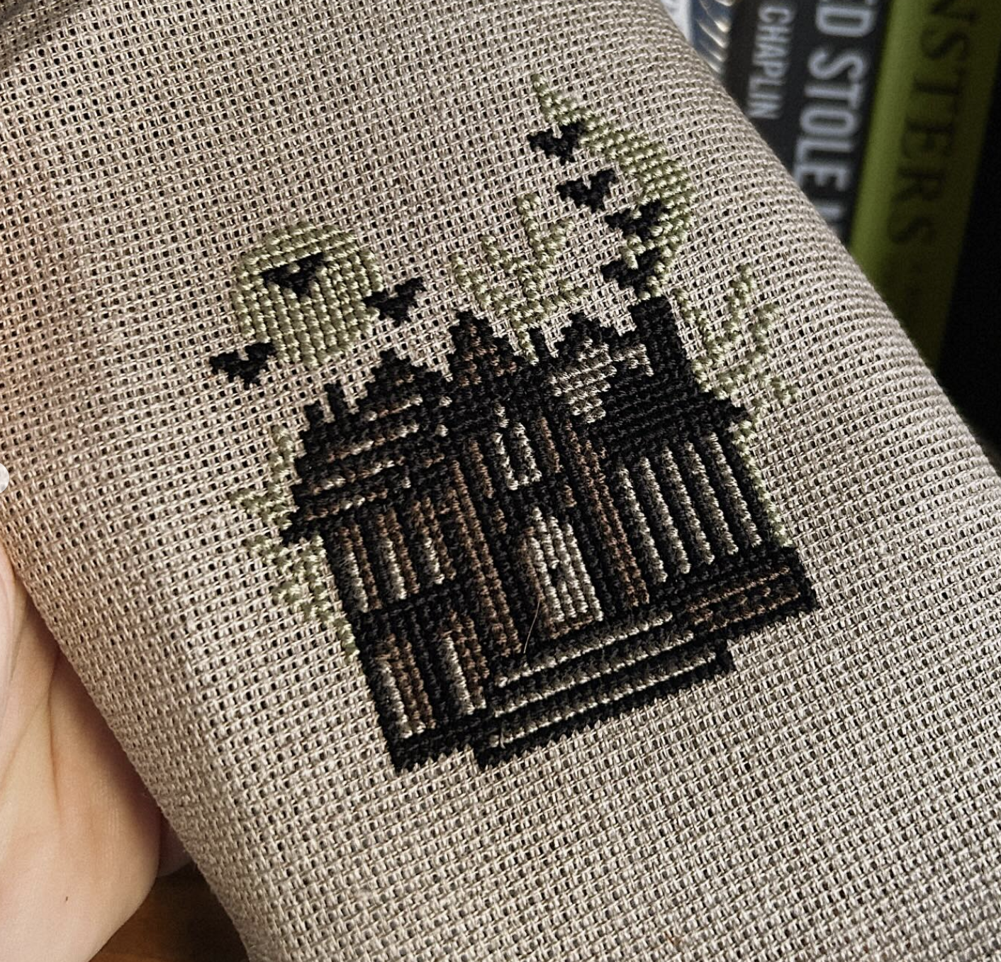 House In The Woods Cross Stitch Pattern - Free Instant Download