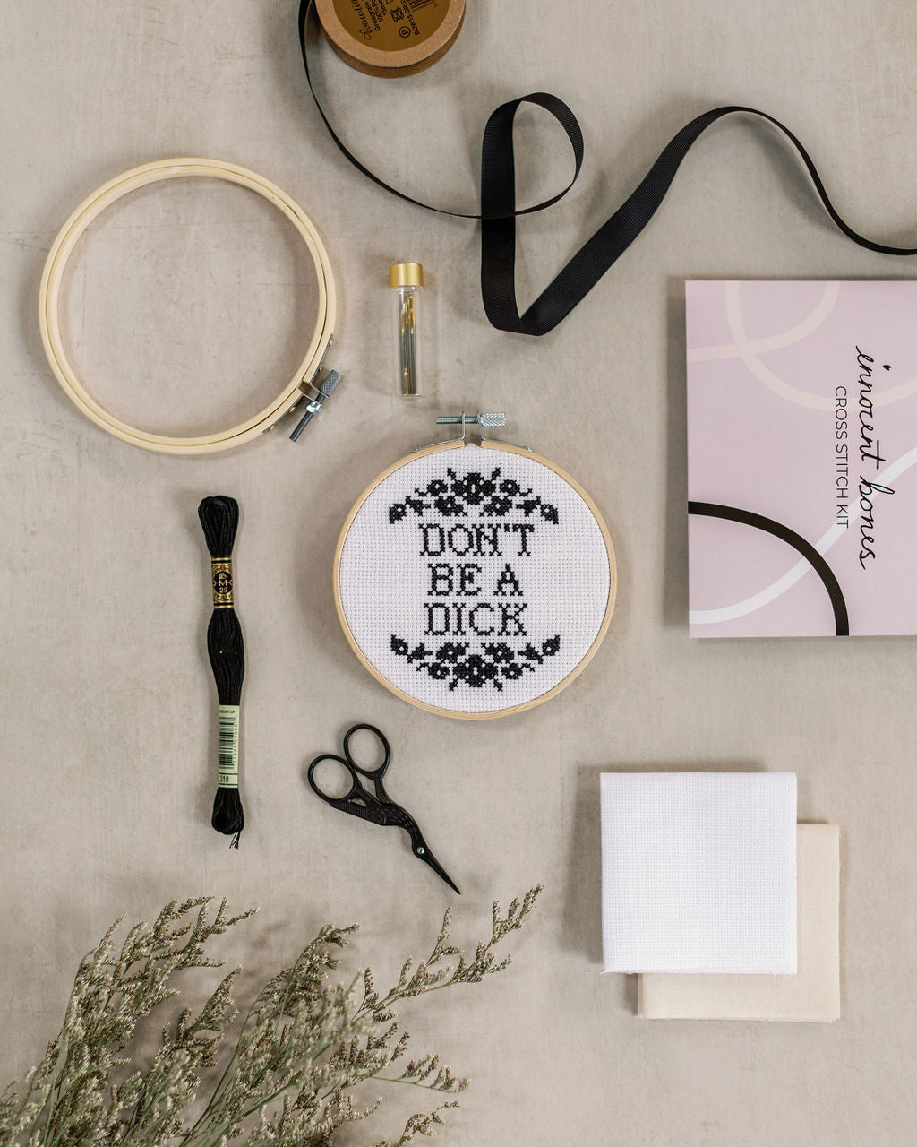 'Don't be A Dick' Cross Stitch Kit