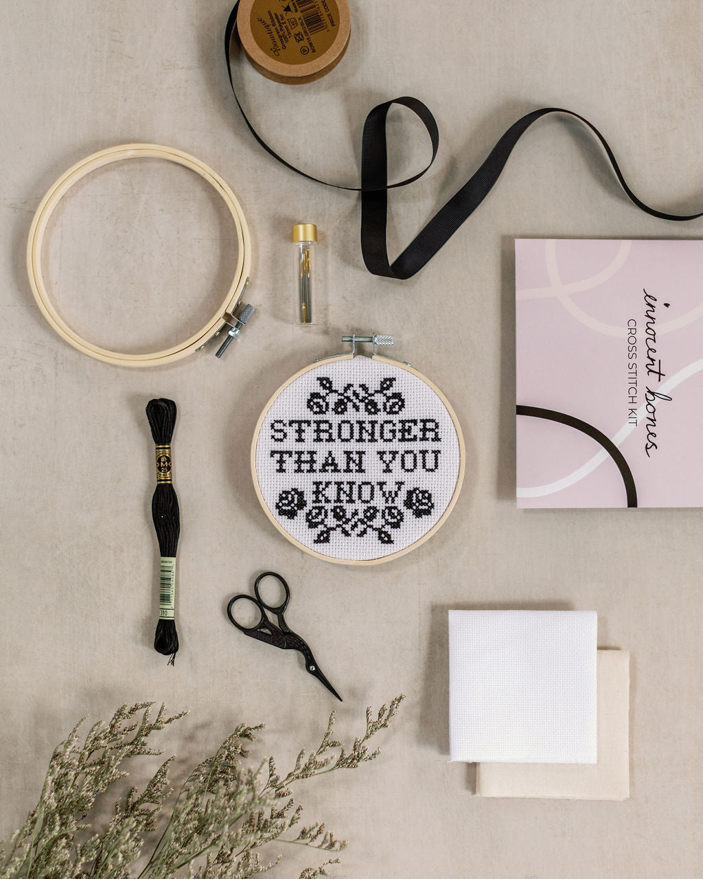 'Stronger Than You Know' Cross Stitch Kit