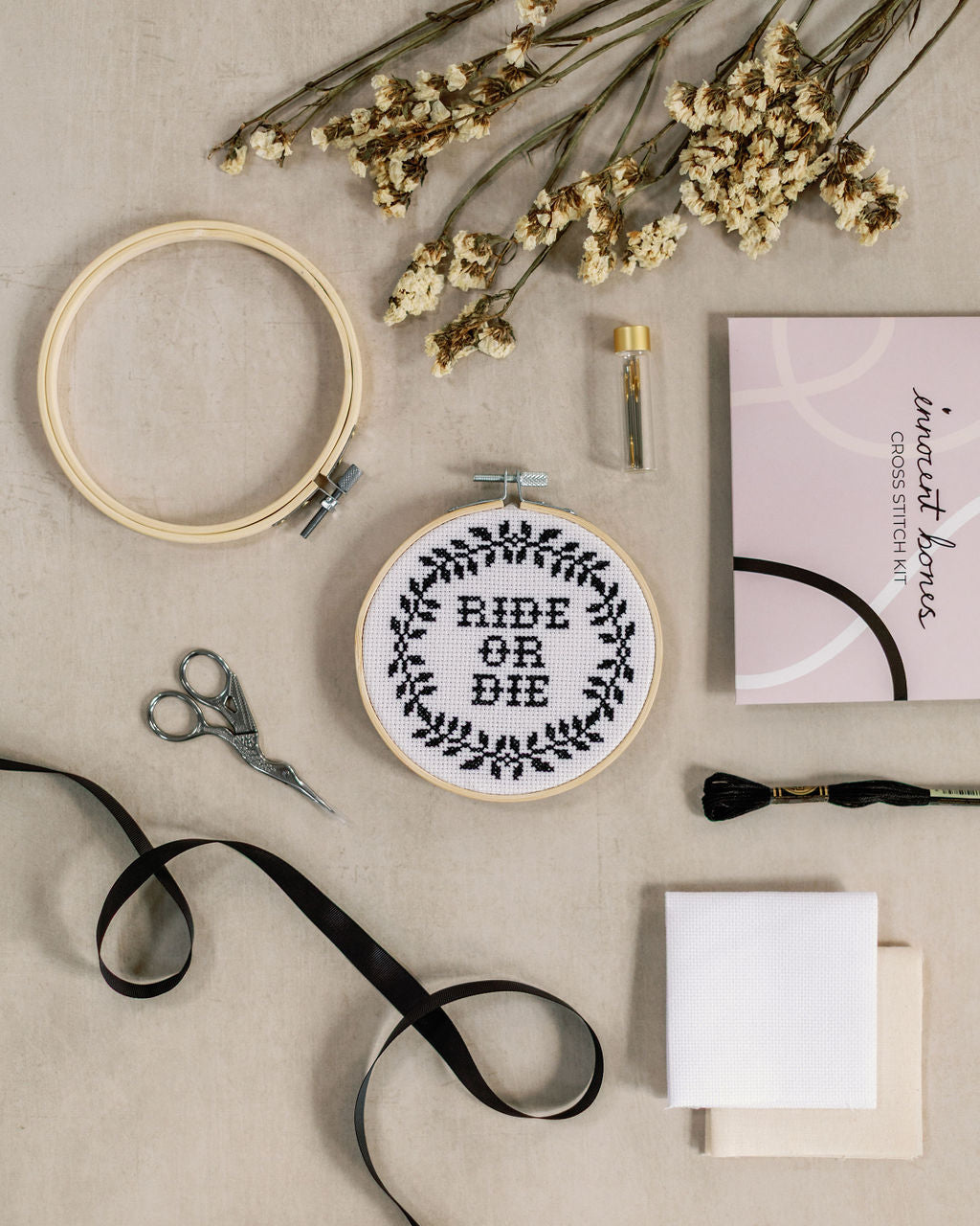 'Ride or Die' Cross Stitch Kit