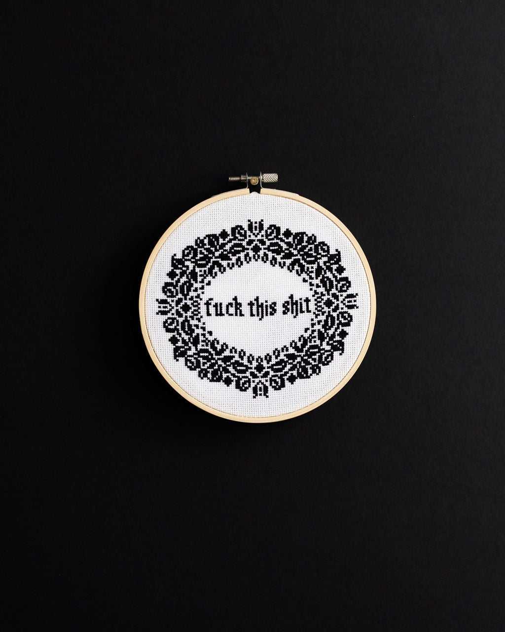 'Fuck This Shit' Cross Stitch Kit