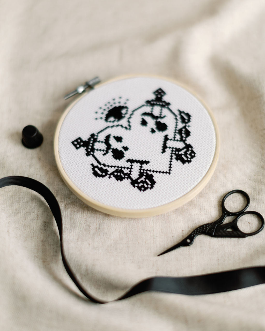 'Gothic Heart' Cross Stitch Kit