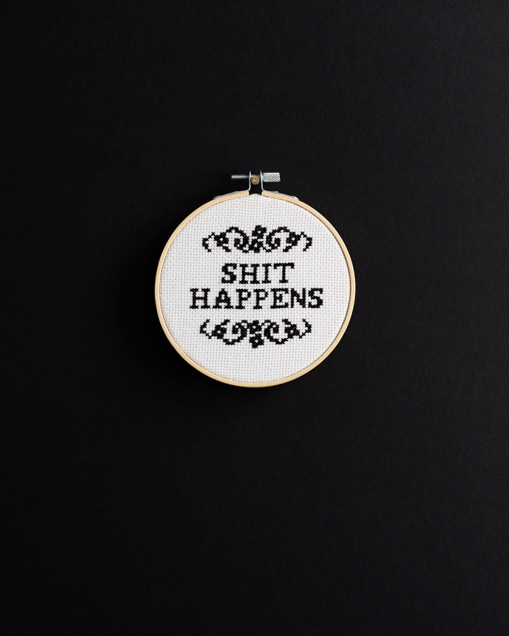 'Shit Happens' Cross Stitch Kit