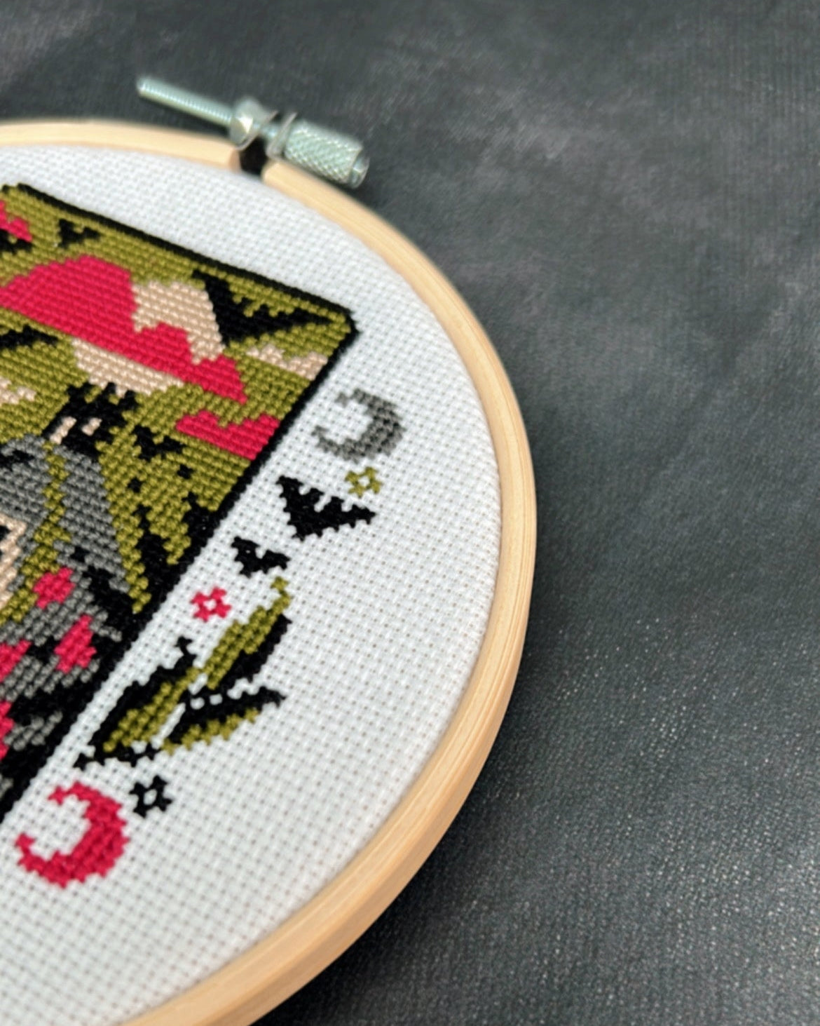 'The Vampire' Halloween Cross Stitch Kit