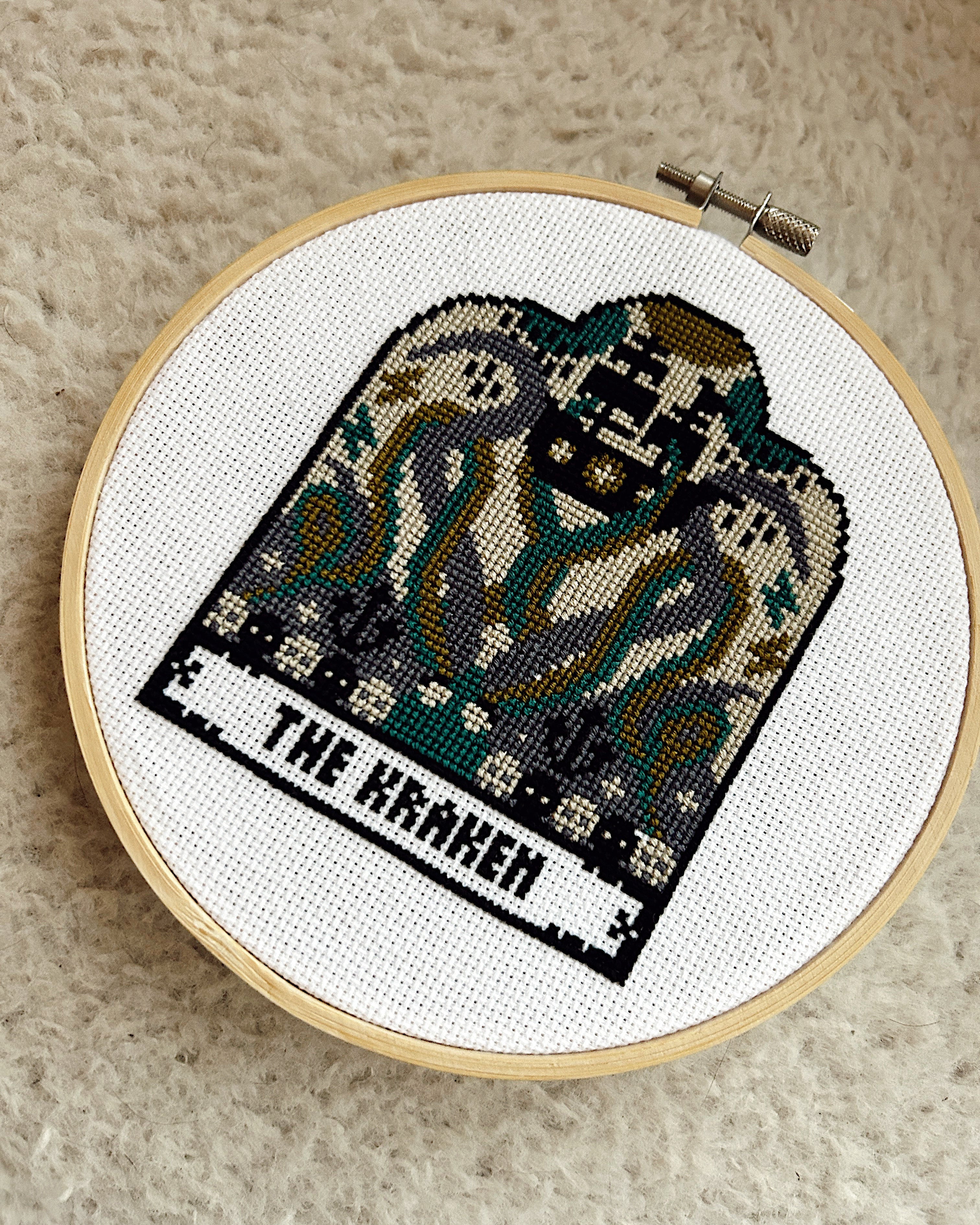 'The Kraken' Folklore Cross Stitch Kit