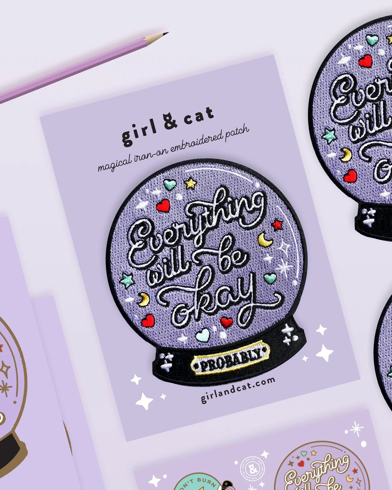 Crystal Ball Embroidered Patch