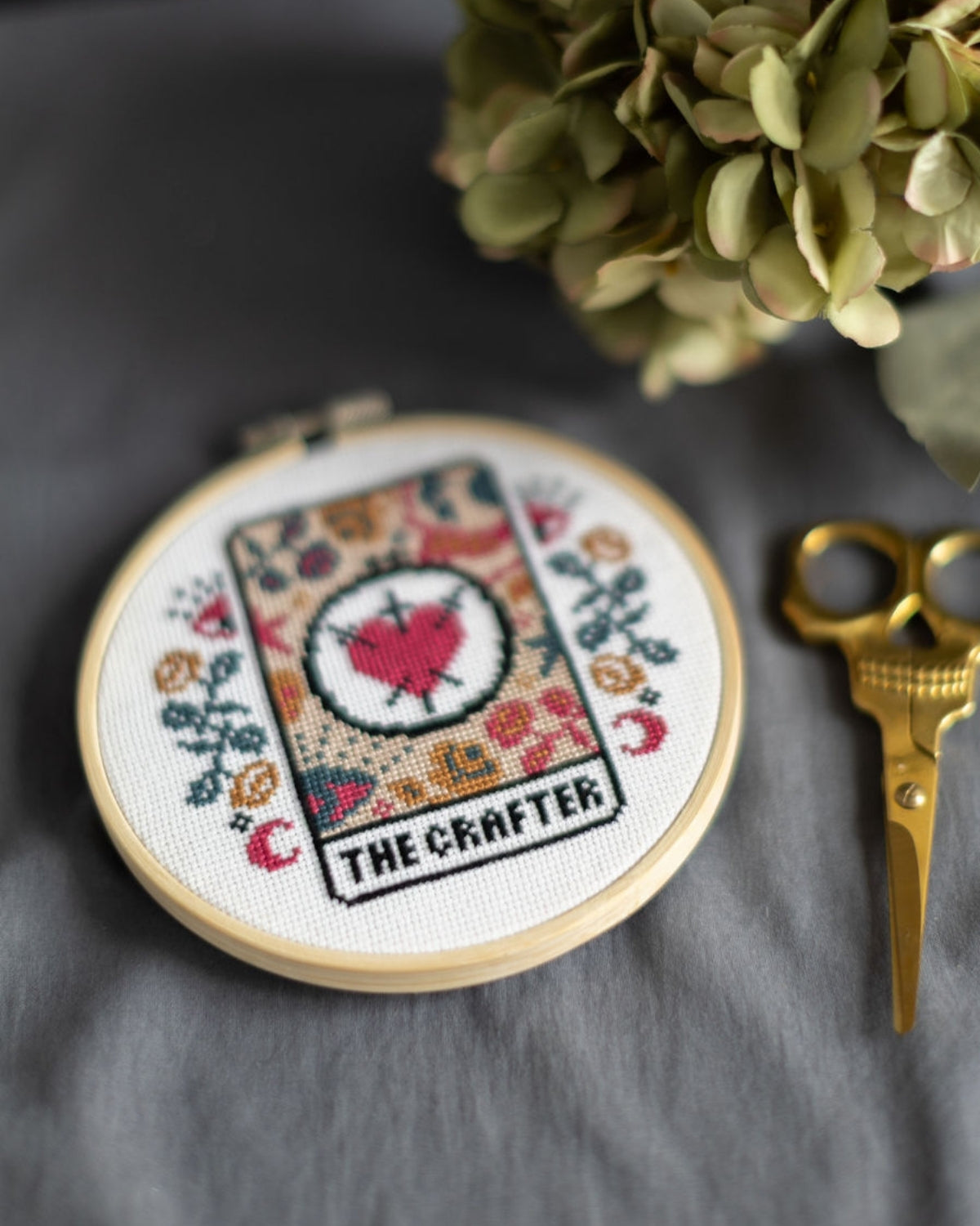 crafter tarot cross stitch design