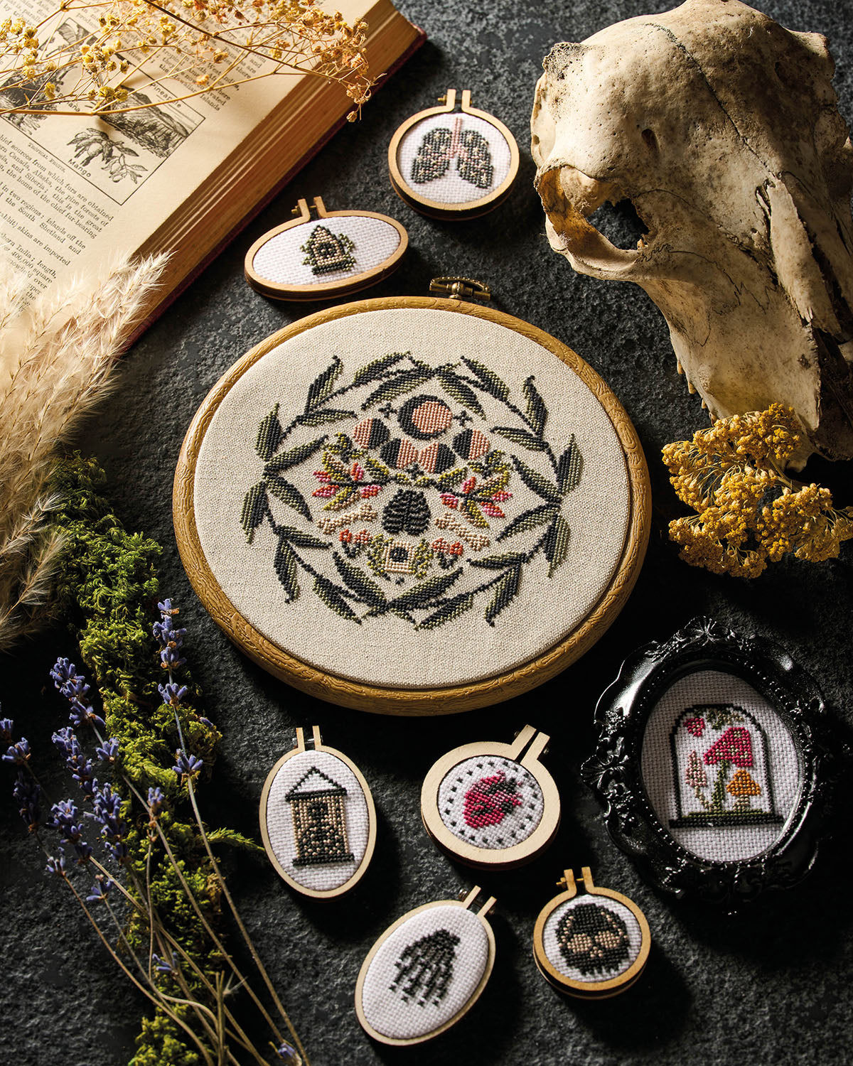 Cross Stitch Cabinet of Curiosities: 500 Magical Motifs and Peculiar Patterns