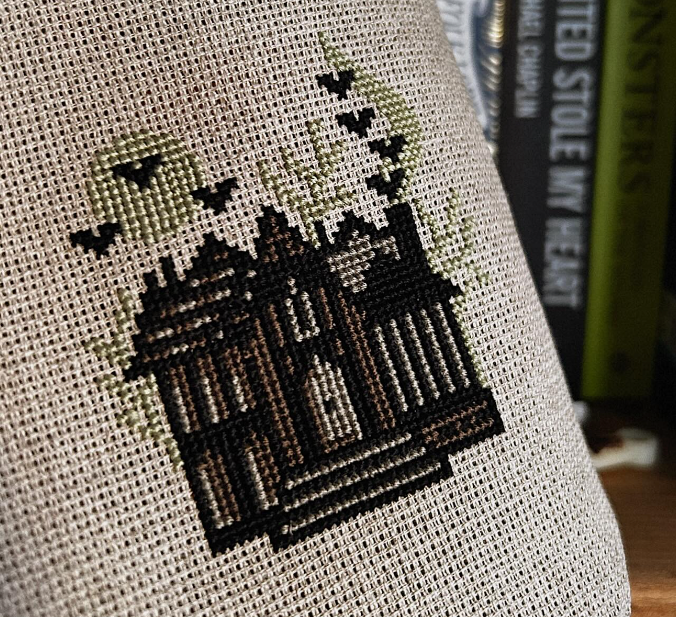 House In The Woods Cross Stitch Pattern - Free Instant Download